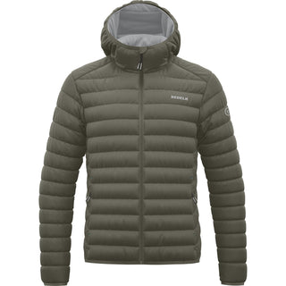 Compra olive-night REDELK MIR GIACCA UOMO IN PIUMA LEGGERA CON CAPPUCCIO E COMPRIMIBILE - DISPONIBILE IN VARI COLORI