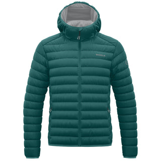 Compra storm-green REDELK MIR GIACCA UOMO IN PIUMA LEGGERA CON CAPPUCCIO E COMPRIMIBILE - DISPONIBILE IN VARI COLORI