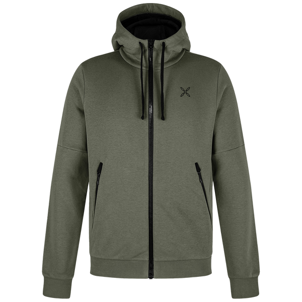 MONTURA LOGO COTTON HOODED FELPA UOMO CASUAL IN CALDO COTONE DISPONIBILE IN DUE COLORAZIONI