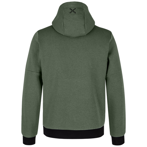 MONTURA LOGO COTTON HOODED SWEATER FELPA UOMO CASUAL IN CALDO COTONE DISPONIBILE IN DUE COLORAZIONI