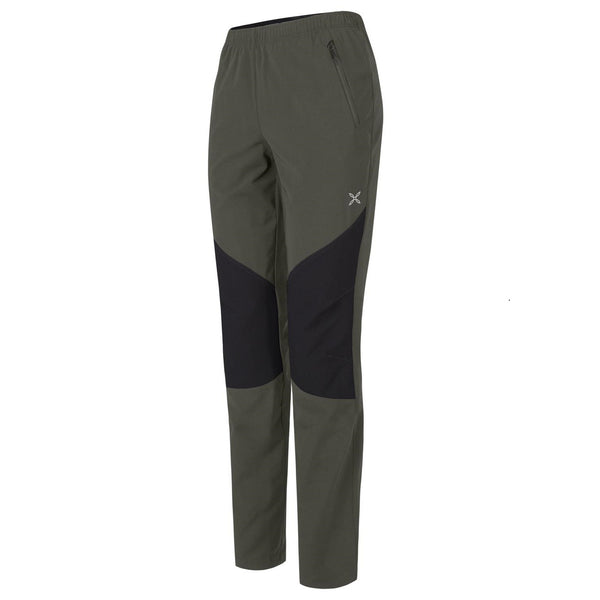 MONTURA DOMINO TREKKING PANTS WOMAN PANTALONI ESTIVI DONNA CON RINFORZO VERDE SALVIA