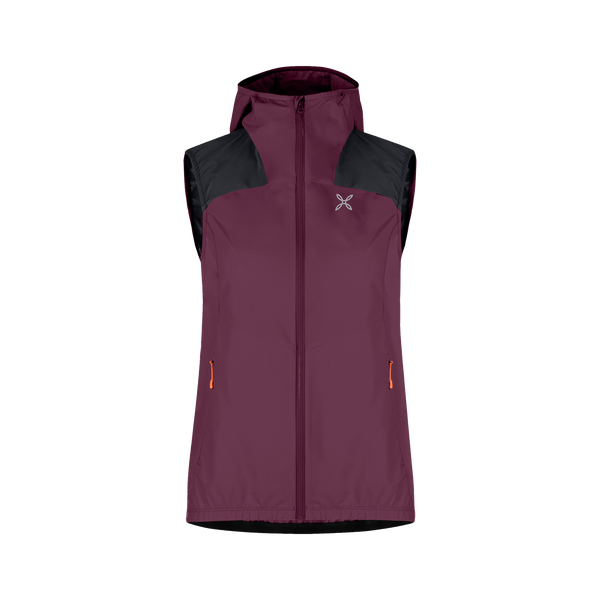 MONTURA RISE HOODED VEST WOMAN DISPONIBILE IN VARI COLORI