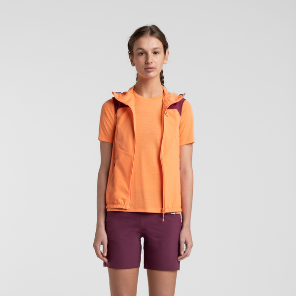 MONTURA RISE HOODED VEST WOMAN DISPONIBILE IN VARI COLORI