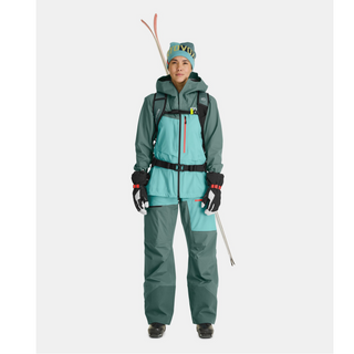 ORTOVOX MERINO FREERIDE 3 FINGER GLOVE W GUANTO ROBUSTO E IMPERMEABILE Colore Black Raven
