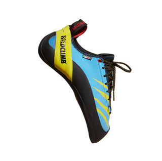 WILDCLIMBING PANTERA 2.0 SCARPETTA D'ARRAMPICATA TECNICA E RIGIDA - COLORE: AZZURRO/GIALLO
