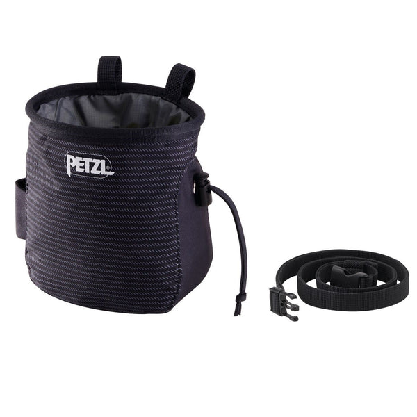 PETZL SAKA Sacchetto portamagnesite di forma ergonomica - NUOVO MODELLO 2024 - DISPONIBILE IN VARI COLORI!