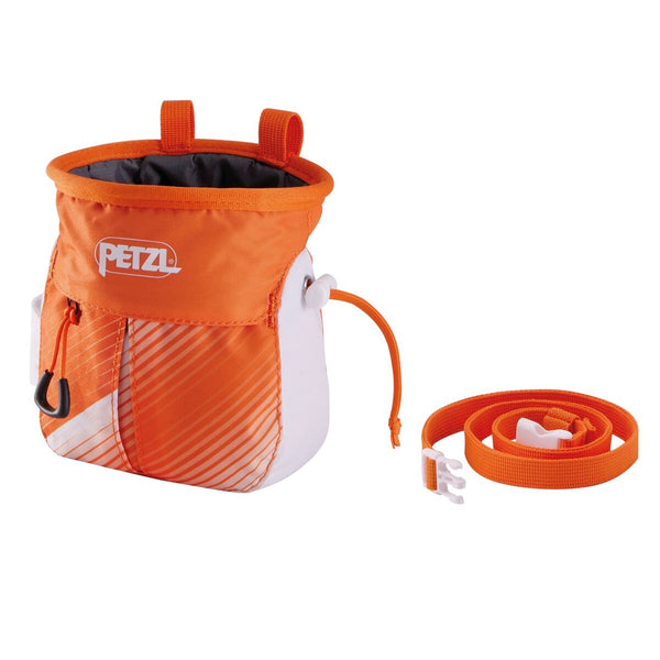 PETZL SAKAPOCHE Sacchetto portamagnesite ergonomico con tasca - NUOVO MODELLO 2024 - DISPONIBILE IN VARI COLORI