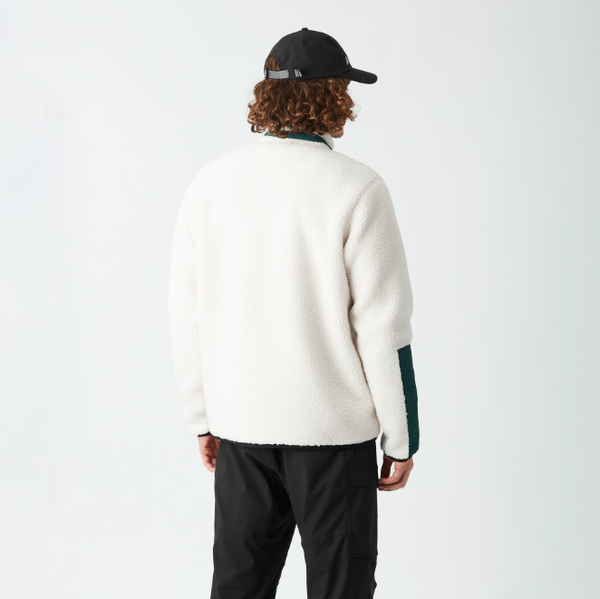PICTURE PMBTON ZIP FLEECE FELPA SHERPA UOMO