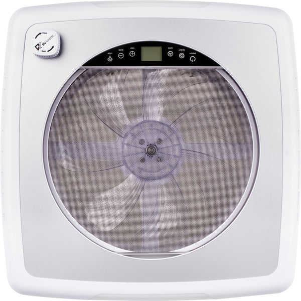 PLUSFAN OBLO' 40X40 CON VENTILATORE E OSCURANTE/ZANZARIERA
