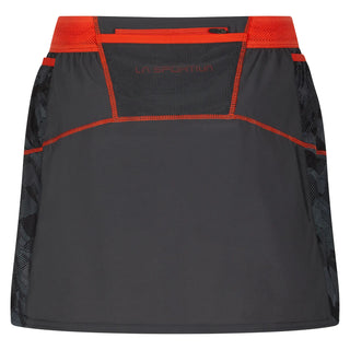 LA SPORTIVA AUSTER SKIRT SHORTS DONNA TECNICI TRASPIRANTI DA ATTIVITA' - COLORE: CARBON/CHERRY TOMATO