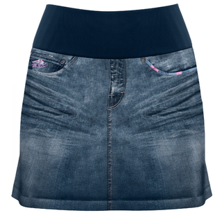 CRAZY SKORT HIDROGEN DONNA GONNA-PANTALONE LEGGERA E TRASPIRANTE - NUOVI ARRIVI SS24 - FANTASIA PRINT LIGHT JEANS ULTIMO PZ XS