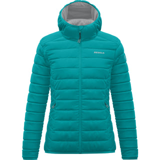Compra amalfi-green-blue REDELK SAR GIACCA DONNA IN LEGGERA PIUMA CON CAPPUCCIO E COMPRIMIBILE - DISPONIBILE IN VARI COLORI