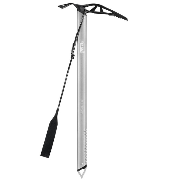 PETZL GLACIER LINKIN Piccozza leggera per l’escursionismo d’alta quota, con dragonne e copripuntali inclusi - Disponibile in 4 misure