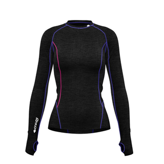 PULL ALLURE PRIMO STRATO DONNA A MANICHE LUNGHE IN LANA MERINO TERMOREGOLATORE Colore Pop