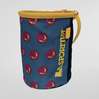 Compra turchese-giallo LA SPORTIVA Climbing On The Moon Chalk Bag Porta magnesite - Disponibile in 3 colori