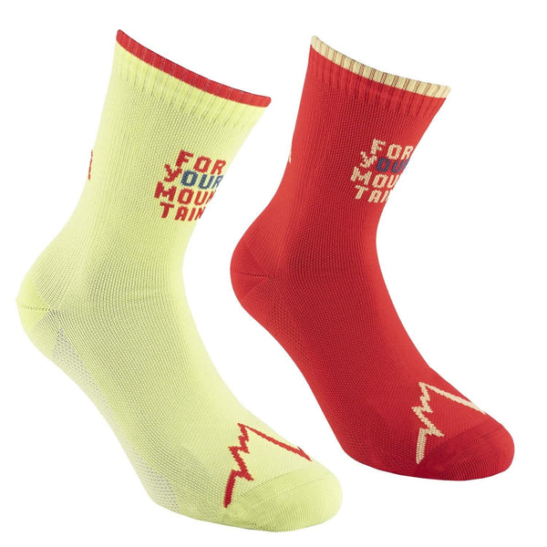 LA SPORTIVA FOR MOUNTAIN SOCKS CALZE TECNICHE DA TRAIL RUNNING - DISPONIBILE IN 2 COLORI - PROMO -20%