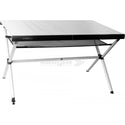 BRUNNER ACCELERATE COMPACK 4 TAVOLO IN ALLUMINIO CON PIANO ARROTOLABILE ULTRACOMPATTO