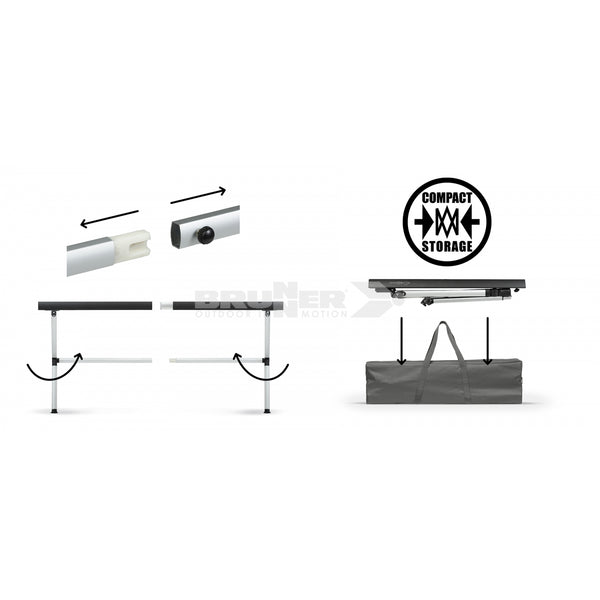 BRUNNER ACCELERATE COMPACK 6 TAVOLO LEGGERO E ULTRACOMPATTO PER MINIVAN