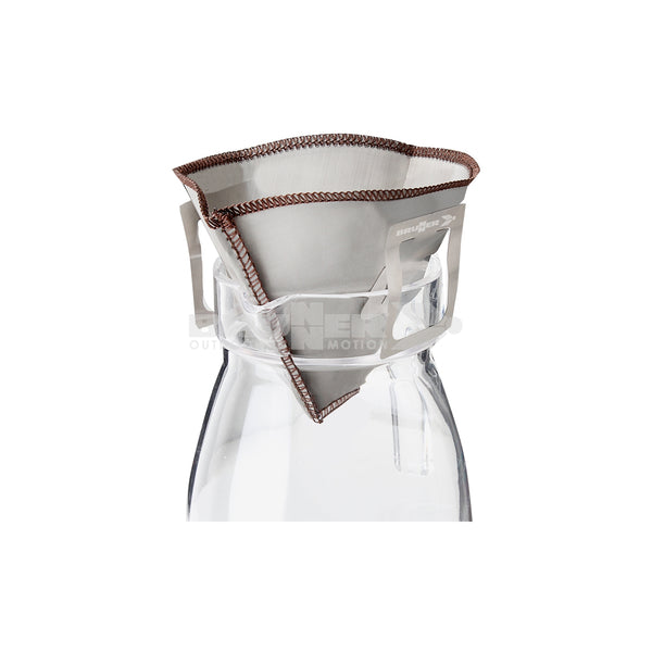 BRUNNER AMIGO 2 FILTRO CAFFÉ  IN ACCIAIO INOX LEGGERO E PIEGHEVOLE - ADATTO PER 1-2 TAZZE