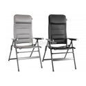 BRUNNER ARAVEL 3D Moderna sedia pieghevole a 4 gambe con schienale reclinabile a 7 posizioni - DISPONIBILE IN 3 MISURE E 2 COLORI