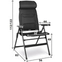 BRUNNER ARAVEL VITACHIC H2L SEDIA RECLINABILE CON POGGIATESTA REGOLABILE IN ALTEZZA - DISPONIBILE IN 2 COLORI
