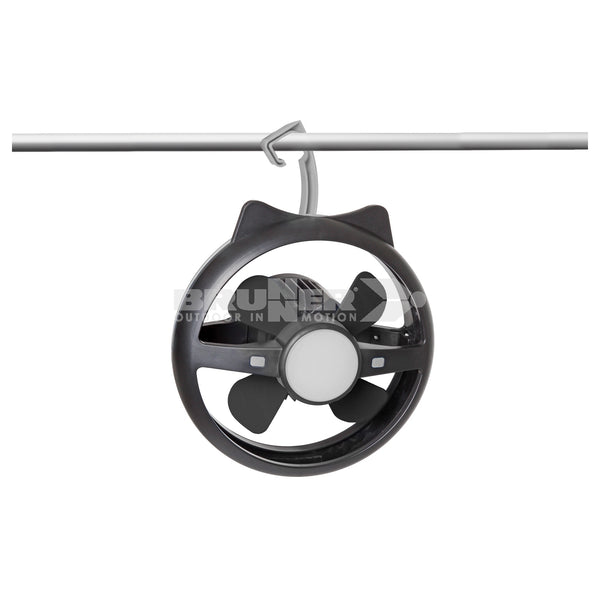 BRUNNER ATMO RG LAMPADA/VENTILATORE RICARICABILE CON LUCE A LED