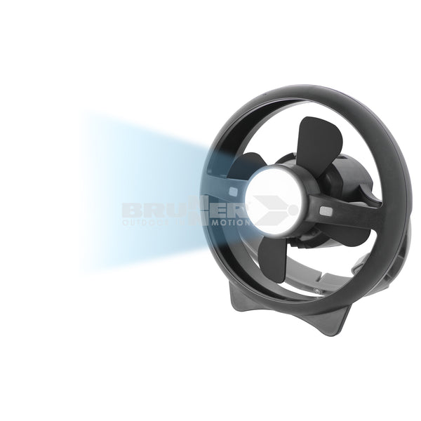 BRUNNER ATMO RG LAMPADA/VENTILATORE RICARICABILE CON LUCE A LED