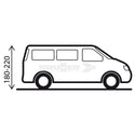 BRUNNER BEYOND Veranda indipendente per veicoli resistente e impermeabile - 240 x 340 x H210 cm