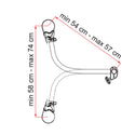 FIAMMA BIKE-BLOCK PRO S 4 SISTEMA DI BLOCCAGGIO PER PORTABICI