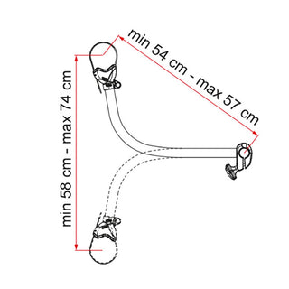 FIAMMA BIKE-BLOCK PRO S 4 SISTEMA DI BLOCCAGGIO PER PORTABICI
