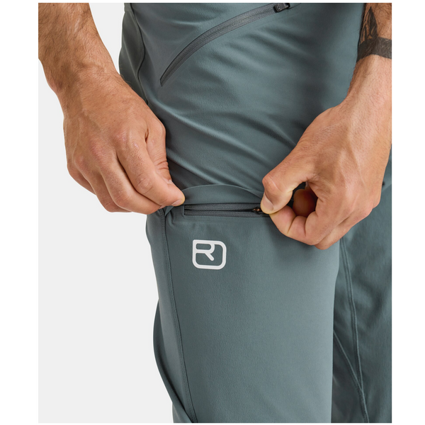 ORTOVOX BRENTA PANT UOMO PANTALONI ROBUSTI E TRASPIRANTI PER ESCURSIONI - COLORE DARK ARCTIC GREY