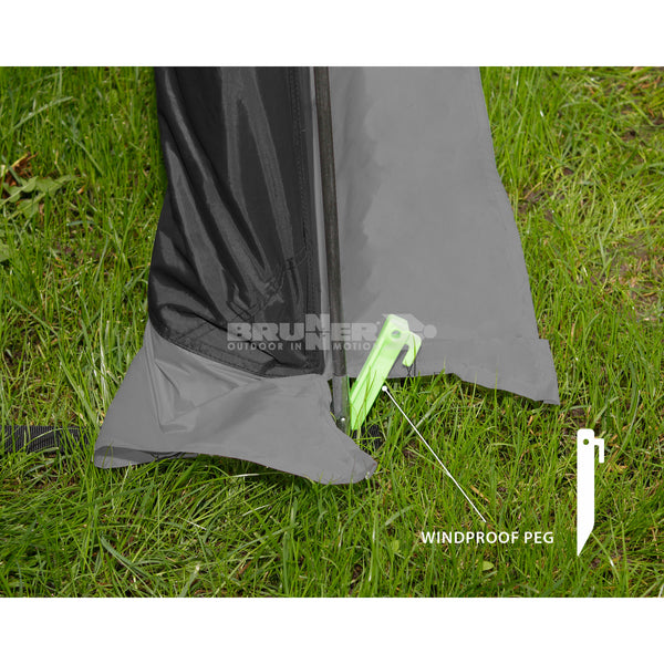 BRUNNER CABINA II NG PRATICA TENDA/CABINA IDEALE PER CAMPEGGIO