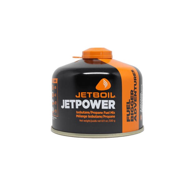 JETBOIL JETPOWER CARTUCCIA GAS 73% isobutano, 25% propano, 2% butano - Disponibile in 3 formati