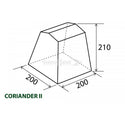 BRUNNER CORIANDER TENDA CUCINA/CUCINOTTO DA CAMPEGGIO - DISPONIBILE IN 2 MISURE