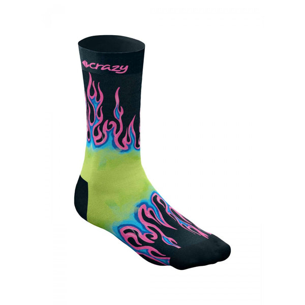 CRAZY SOCKS Moderna calza in microfibra elasticizzata leggera -  COLORI ASSORTITI
