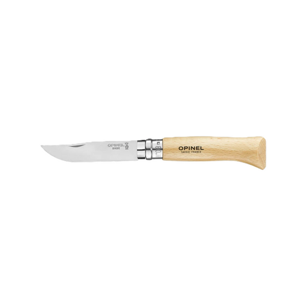 OPINEL N°08 COLTELLO TASCABILE IN ACCIAIO INOSSIDABILE E MANICO IN FAGGIO