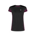 MONTURA DELTA MIX T-SHIRT DONNA LEGGERA E TRASPIRANTE COLORE: NERO/VINACCIA