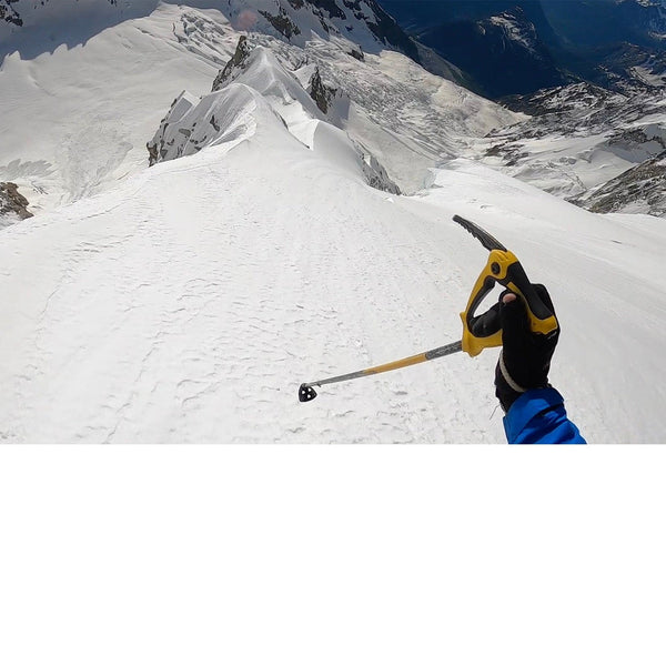 GRIVEL CONDOR Bastoncino tecnico regolabile in due sezioni, con lama di acciaio estraibile da scialpinismo