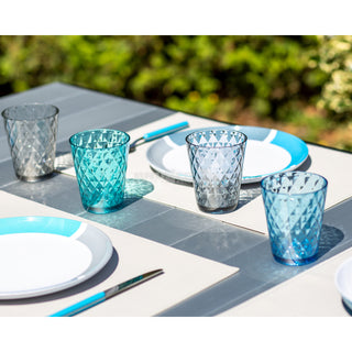 BRUNNER DIAMOND SET DI BICCHIERI DA 4PZ ALTAMENTE RESISTENTI