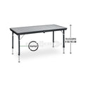 BRUNNER DINEMIC 6 TAVOLO A VALIGIA ULTRACOMPATTO E RESISTENTE IDEALE PER VAN,CAMPER E FURGONI