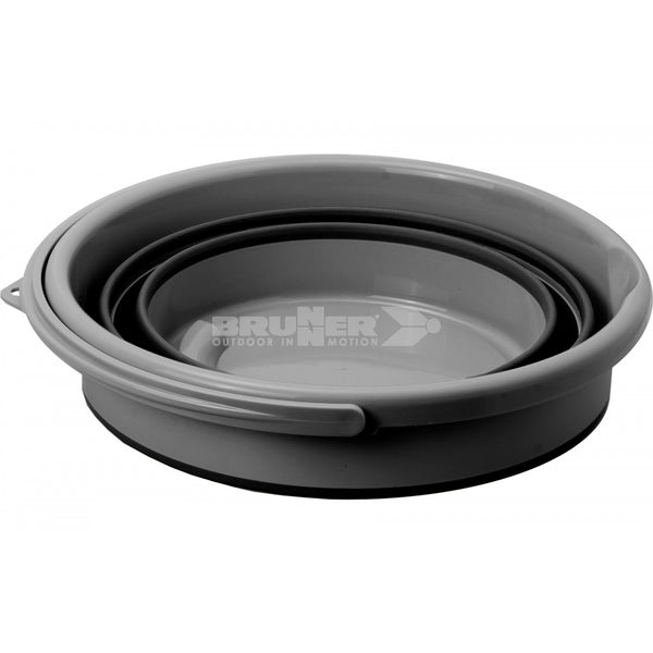 BRUNNER DRUM FOLD-AWAY BACINELLA PIEGHEVOLE IN PLASTICA ROBUSTA - DISPONIBILE IN 2 LITRAGGI E 2 COLORI