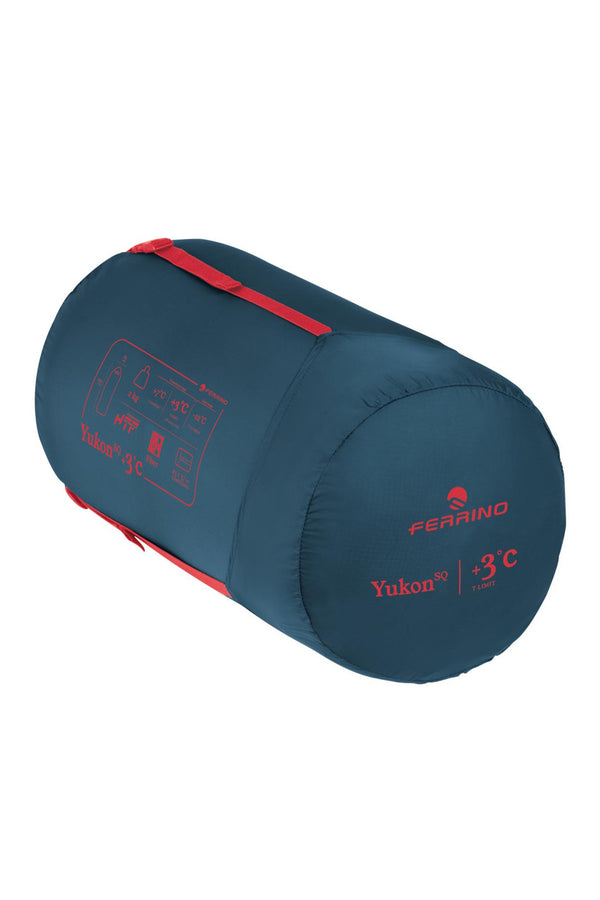 FERRINO YUKON SQUARE SACCO A PELO RETTANGOLARE TEMPERATURA COMFORT +7°C