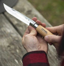 OPINEL N°12 LAME CRANTEE FOLDING CAMP COOKING KNIFE COLTELLO DA CAMPEGGIO CON LAMA DA 12CM IN ACCIAIO INOX