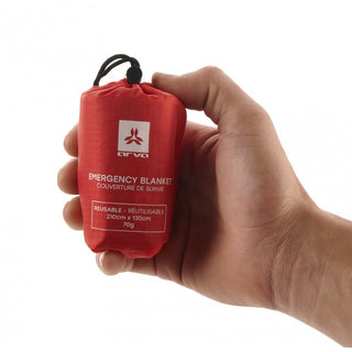 ARVA EMERGENCY BLANKET 70G COPERTA D'EMERGENZA LEGGERA E COMPATTA RIUTILIZZABILE