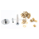 BRUNNER EYELET OCCHIELLI IN OTTONE Ø int. 10 mm COMPLETI DI KIT DI MONTAGGIO