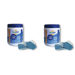 ECOAIR SANITY WC MOBILE DISGREGANTE WC IN POLVERE DA 15 BUSTINE SACHETS - OFFERTA 2 BARATTOLI DA 15 BUSTINE
