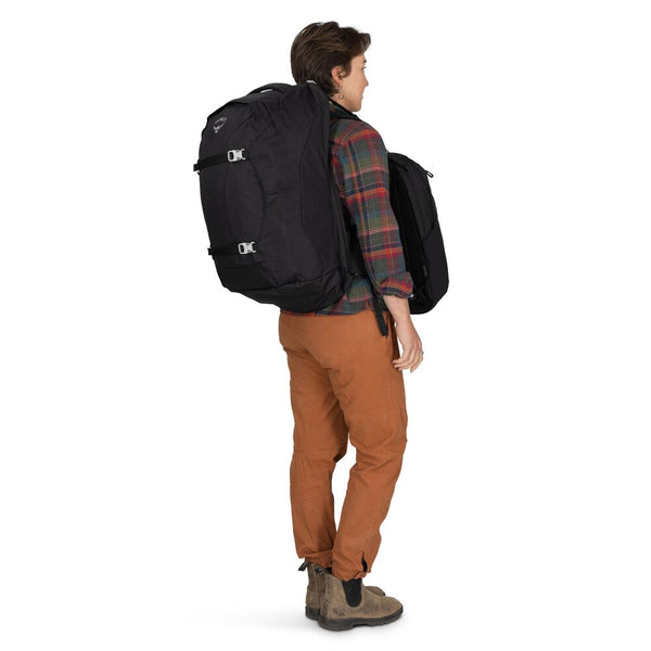 OSPREY FAIRVIEW 55 ZAINO 55 LITRI DA VIAGGIO E BAGAGLIO A MANO CON SCHIENALE CORTO - DISPONIBILE IN 2 COLORI
