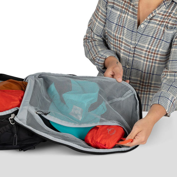 OSPREY FAIRVIEW 55 ZAINO 55 LITRI DA VIAGGIO E BAGAGLIO A MANO CON SCHIENALE CORTO - DISPONIBILE IN 2 COLORI