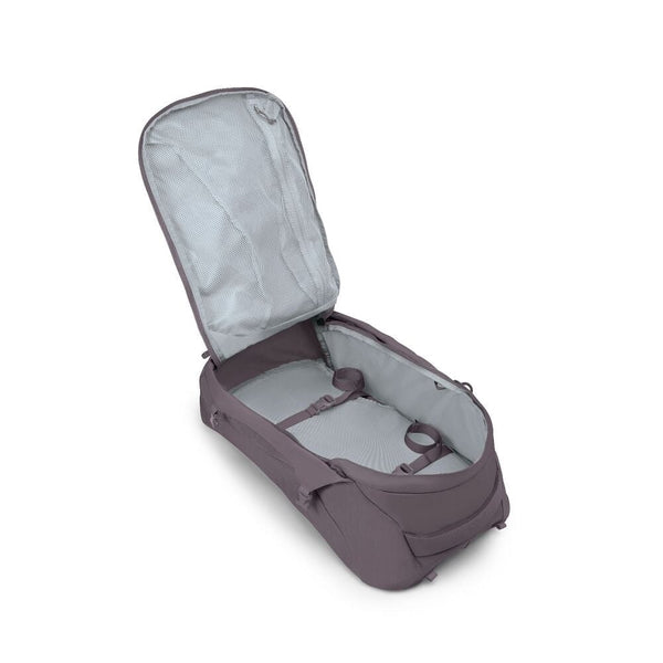 OSPREY FAIRVIEW 55 ZAINO 55 LITRI DA VIAGGIO E BAGAGLIO A MANO CON SCHIENALE CORTO - DISPONIBILE IN 2 COLORI