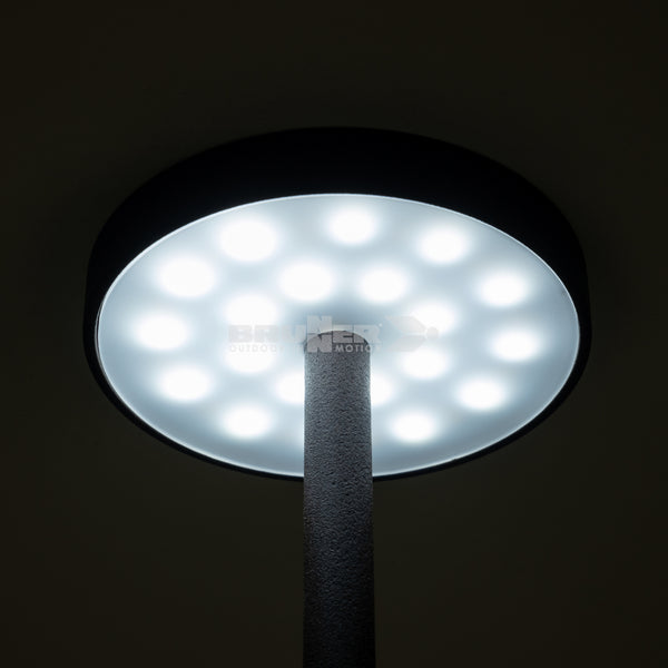 BRUNNER FARO ELEGANTE LAMPADA DA TAVOLO LED RICARICABILE DA 200 LUMEN
